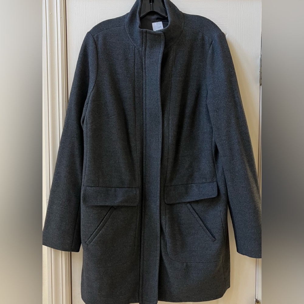 J. Jill Charcoal Coat